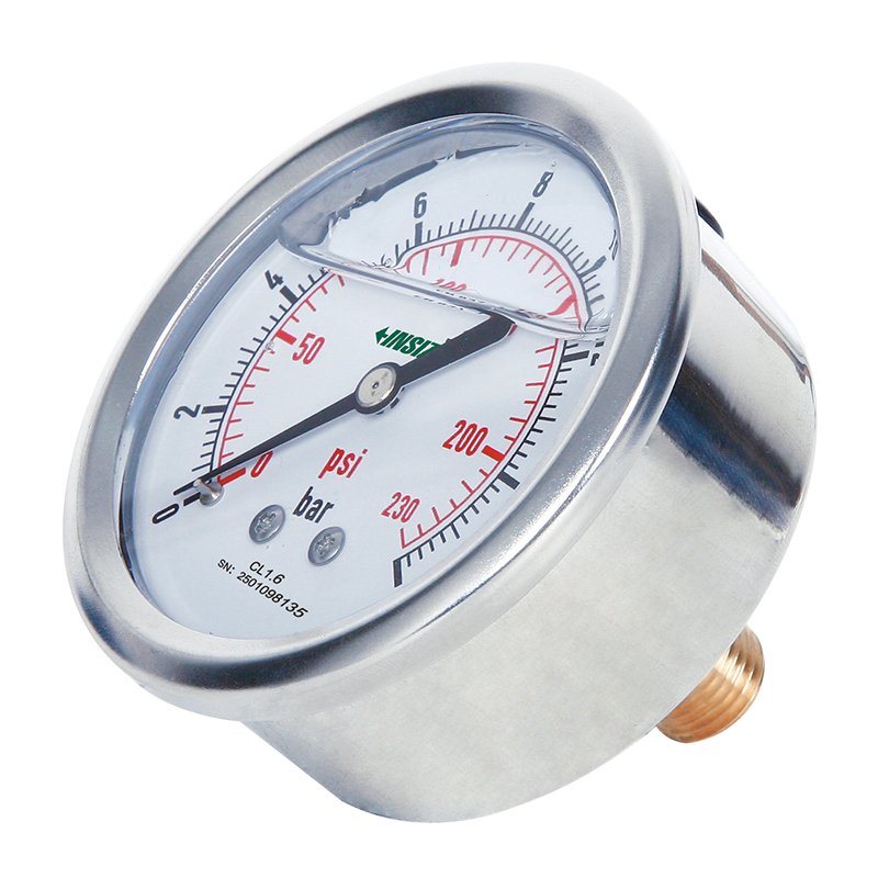 Bourdon Tube Pressure Gauges (Liquid Filled)