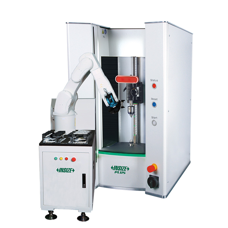 机械手配合轴杆影像测量仪自动化测量系统